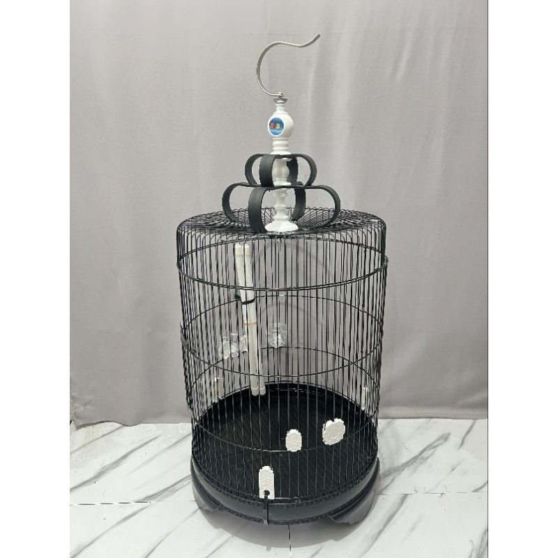IMPORT BEST F1 Sangkar Burung Besi Bulat Jumbo 42 cm Kandang Love Bird SANGKAR LB JUMBO diameter 42 