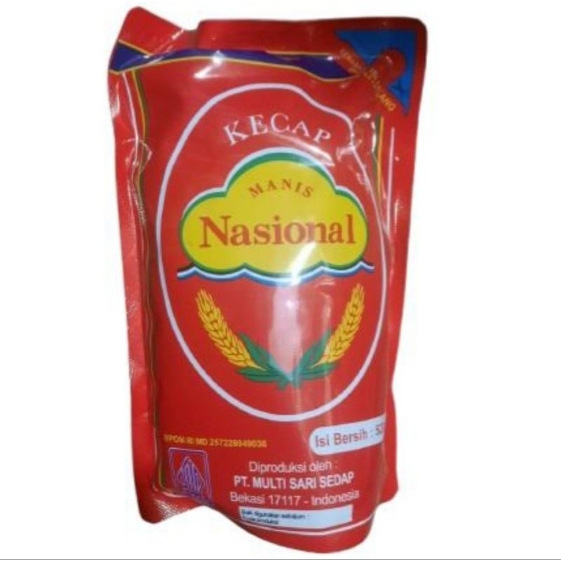 

kecap manis nasional 520ml pouch