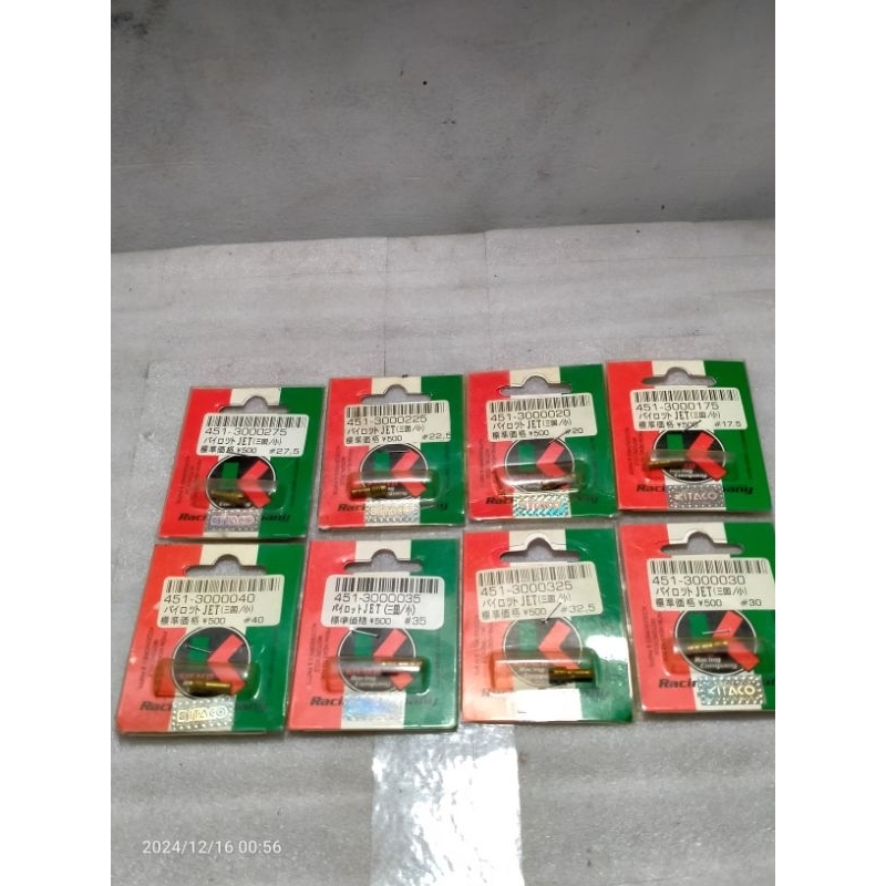 Pilot Jet Suzuki TS100 TS 125 , RC 100 Bravo Sprinter Crystal Tornado Satria 120 Ukuran 27,5 30, 35,