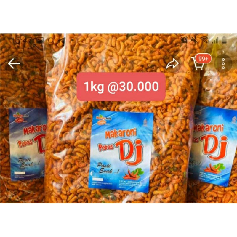 

makaroni pedas daun jeruk