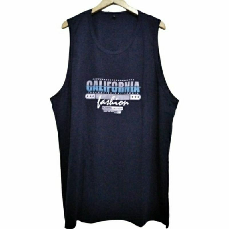 KAOS SINGLET JUMBO PRIA DAN WANITA 2XL 3XL 4XL 5XL KATUN