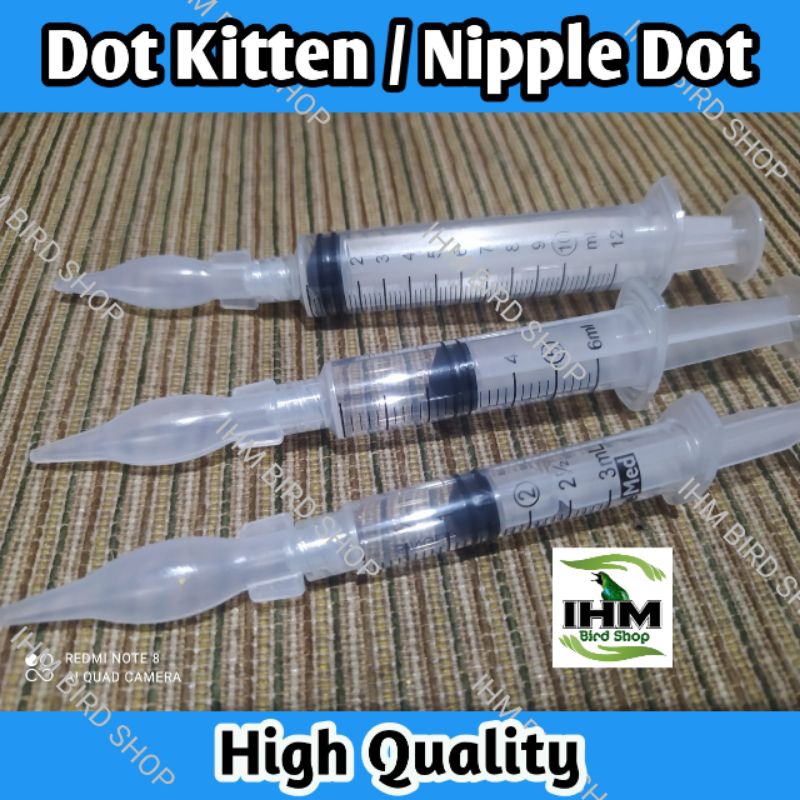 IHM - Dot Saja Tanpa Spet Dot Kitten Nipple Dot Susu Kucing Anjing Kelinci Hamster Sugar Glider Dot 