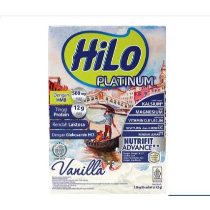 

Hilo Susu Bubuk Hi-Calcium Platinum Vanilla 336Gram murah