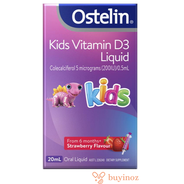 Ostelin Kids Vitamin D3 Liquid 20m HALAL