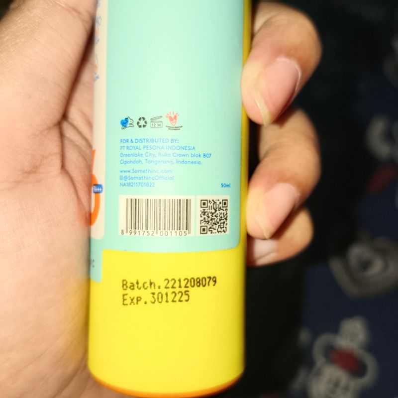 Preloved sunscreen spray somethinc