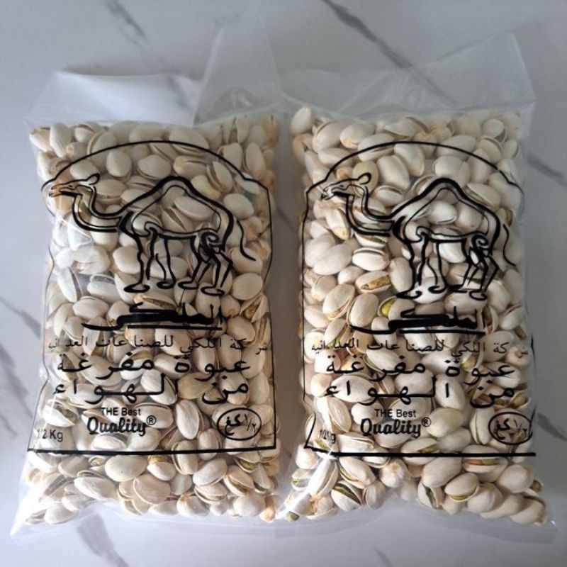

Snack Kacang Pistachios Kacang Ketawa 500gram & 1KG