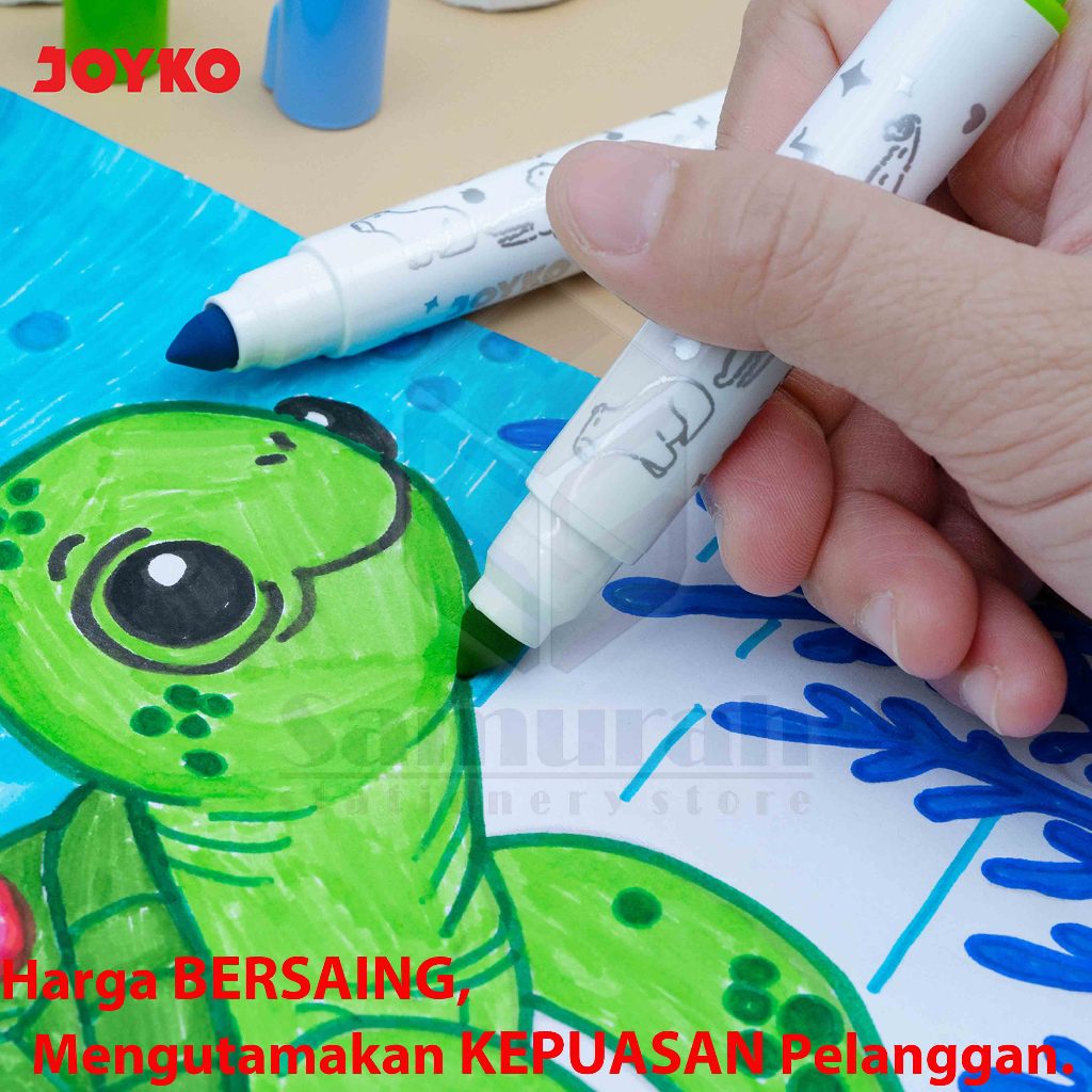 

RB Color Pen Joyko CLP 63 24 Washable / Spidol 24 Warna CLP-63 Tulis Bisa Cuci / Pena berwarna