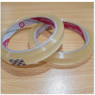 

Lakban Bening 12 MM 100 Yard Isolasi Bening Kecil Selotip Lakban Packing