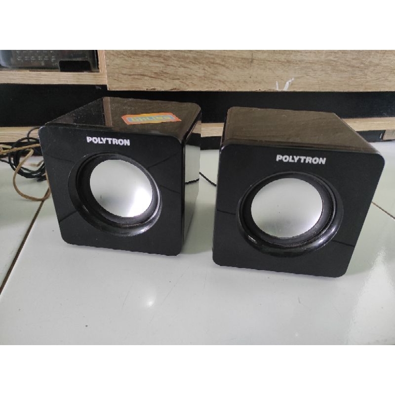 SPEAKER PASIF BEKAS HOMETHEATER POLYTRON SEPASANG