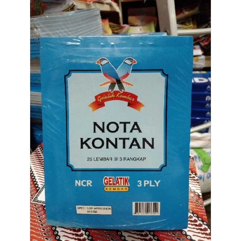

Buku Nota Gelatik Besar 3play