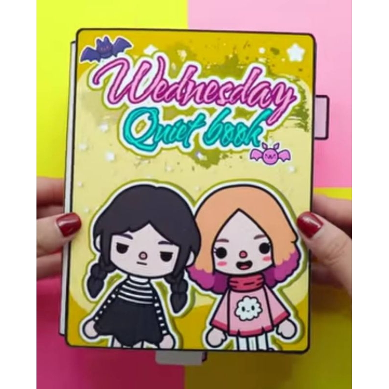 TOCA BOCA WEDNESDAY QUIET BOOK PAPER DOLLHOUSE RUMAH RUMAHAN