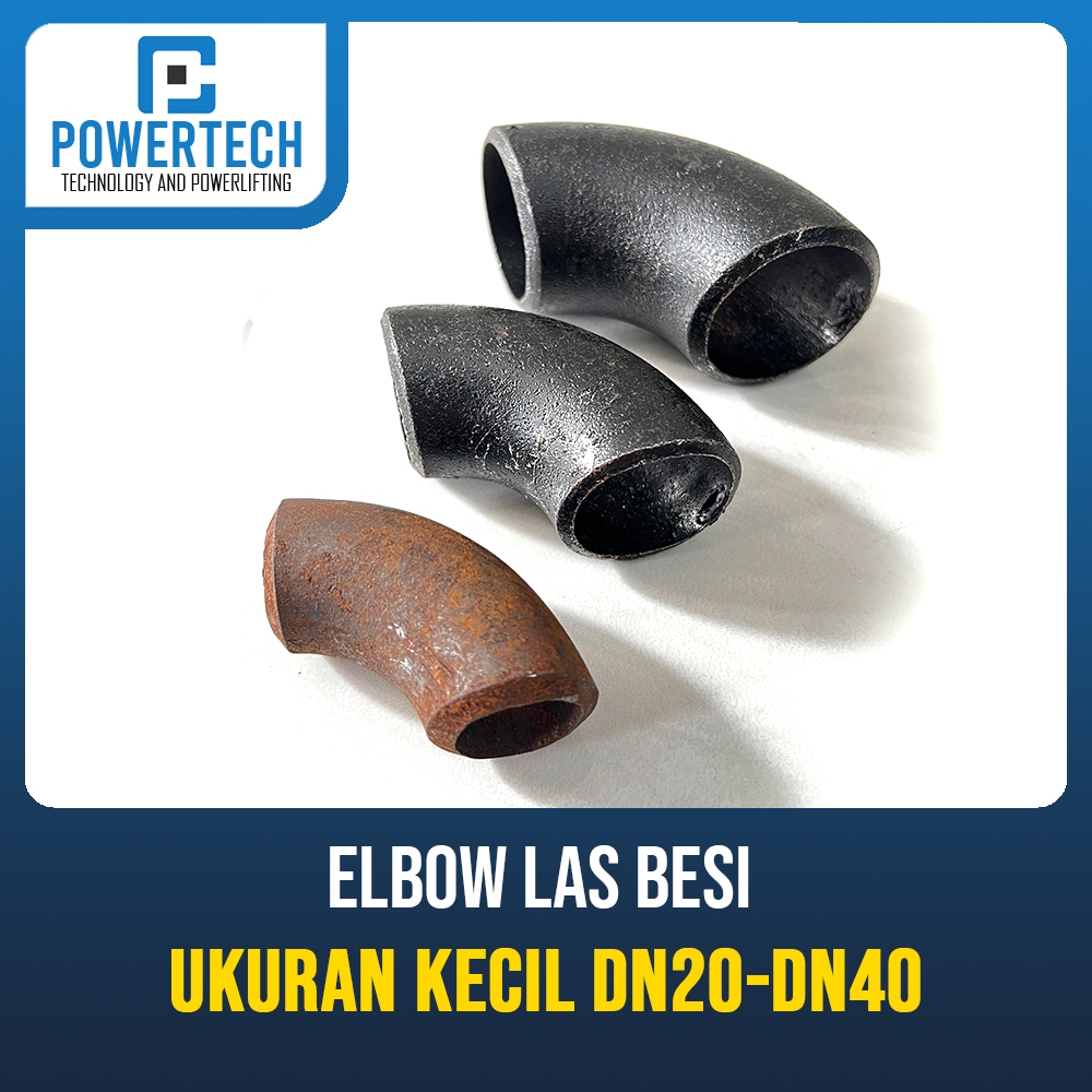 Elbow Las BESI - ukuran KECIL Ornamen Pipa Besi DN20-DN40