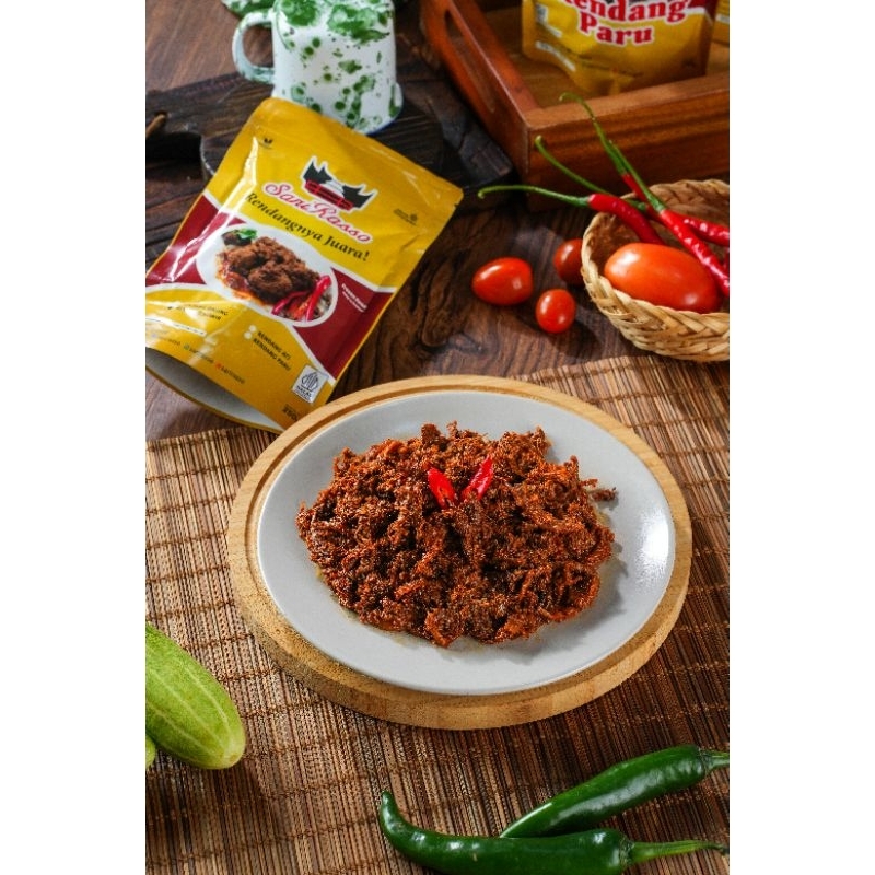 

Sari Rasso Rendang Daging Suwir Asli Padang Pariaman 250 gr