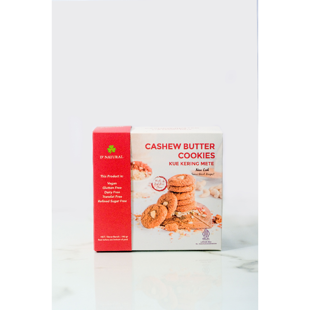 

Cashew Butter Cookies GLUTEN FREE DNatural - 140 gram