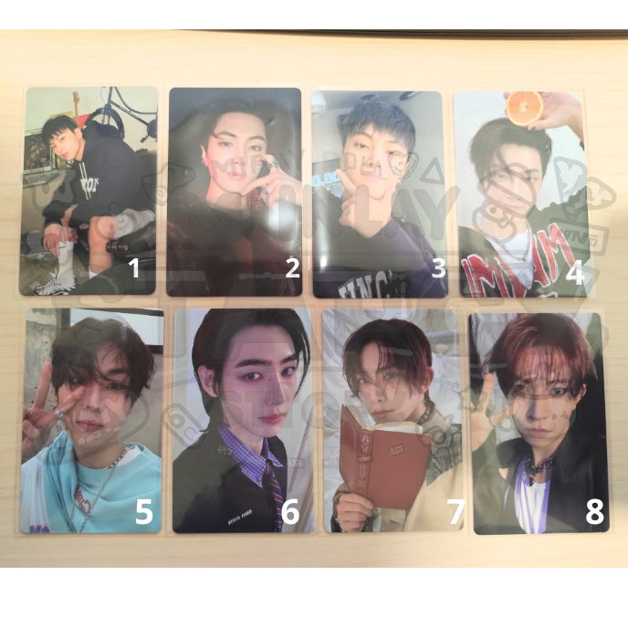 [ENHYPEN OFFICIAL ALBUM PHOTOCARD] 2ND ALBUM ROMANCE UNTOLD & MANIFESTO DAY 1 (JUNGWON, HEESEUNG, JA