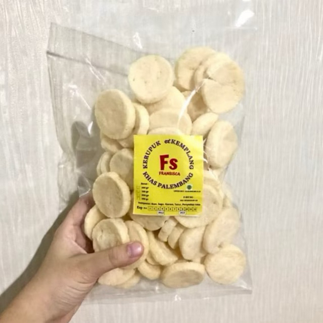 

KEMPLANG KOIN KERUPUK MINI KEMPLANG MINI 100gr KERUPUK PALEMBANG