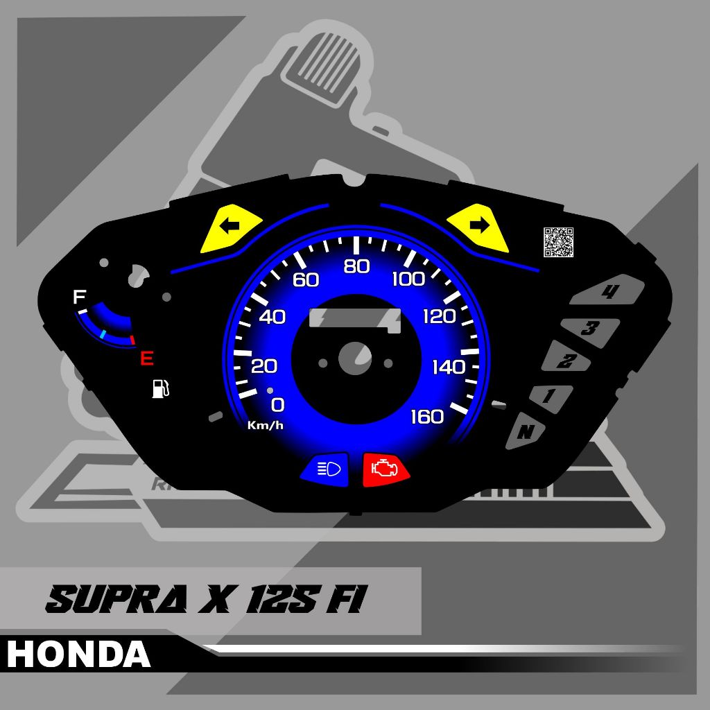PAPAN SPEEDOMETER CUSTOM HONDA SUPRA X 125 FI