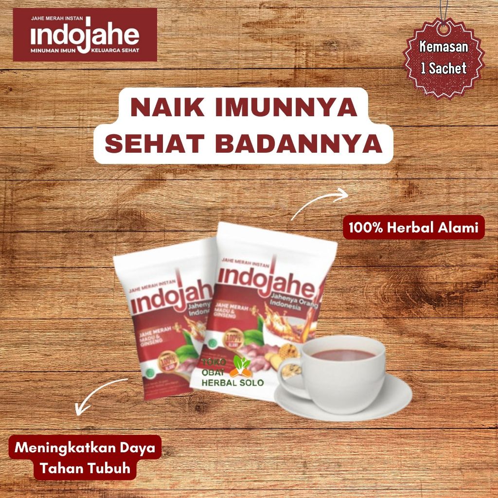 

Indojahe | Jahe Merah Instant | Minuman Tradisional Jahe | indojahe Sachet | BPOM Halal | Membantu Memelihara Kesehatan Tubuh