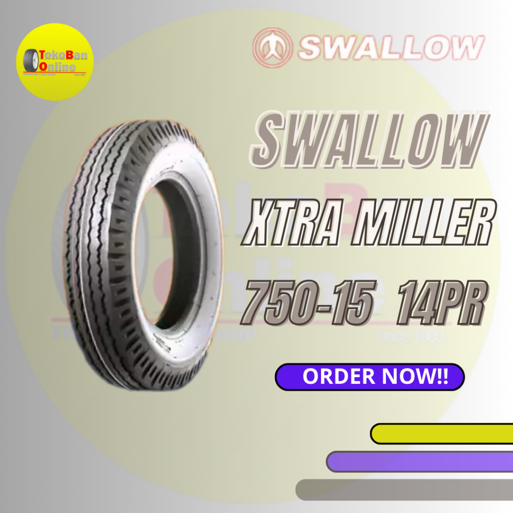Ban Truck SWALLOW 750-15 14PR Xtra Miller