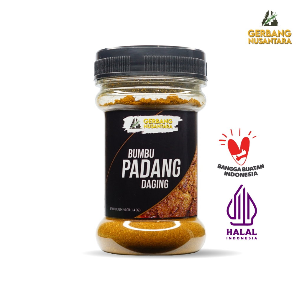 

Gerbang Nusantara - Padang Daging Instan Bubuk Bumbu Masak Dapur Rempah 40gr