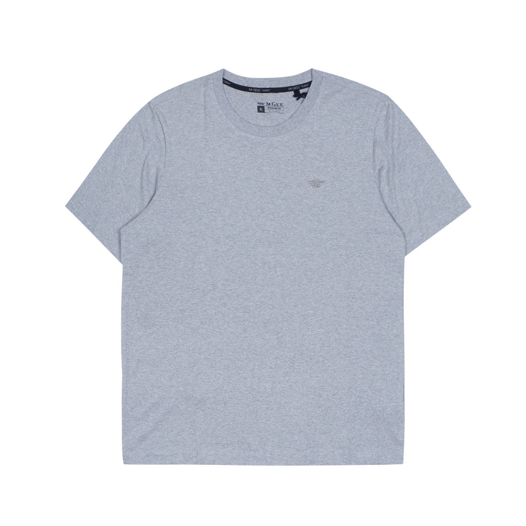 MGee Kaos Pria Polos  engan Pendek Tshirt Abu Caiden Grey 1