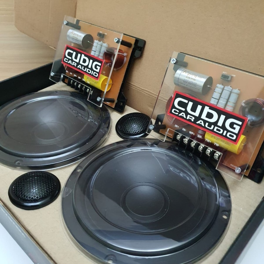 audio mobil SPEAKER tweeter midbass / midwoofer 2 WAY CUBIG SOUNDMATCH RM series 6.2