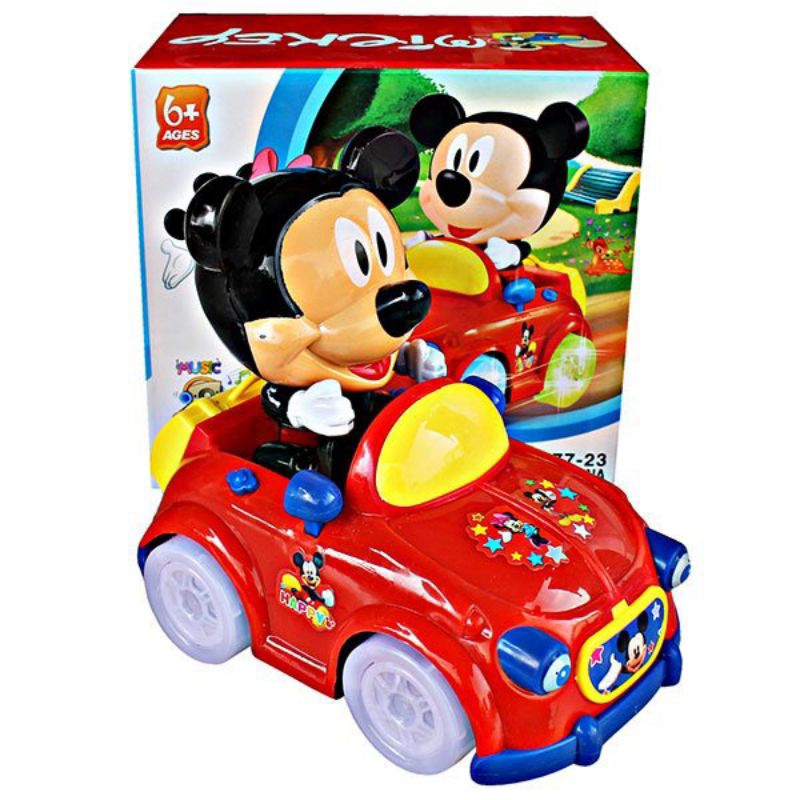 Mainan Mobil Mickey Mouse Otomatis Mobil Mobilan Anak