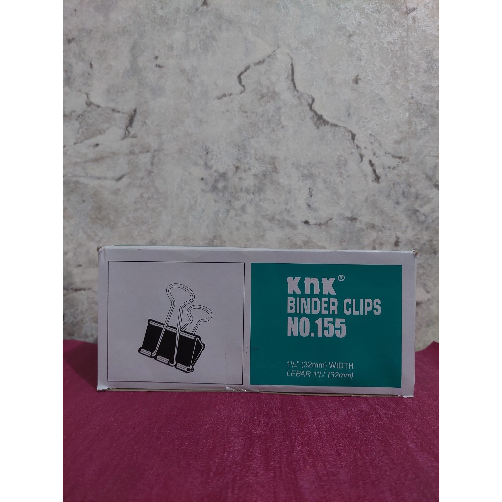 

Penjepit Kertas/KnK Binder Clips NO.155