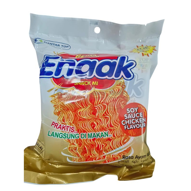 

Gemez enaak snack mi soy suace chicken flavour praktis langsung di makanRasa ayam kecap 30g×3