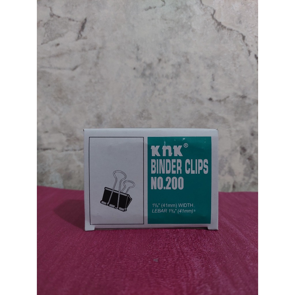 

Penjepit Kertas/KnK Binder Clips NO.200