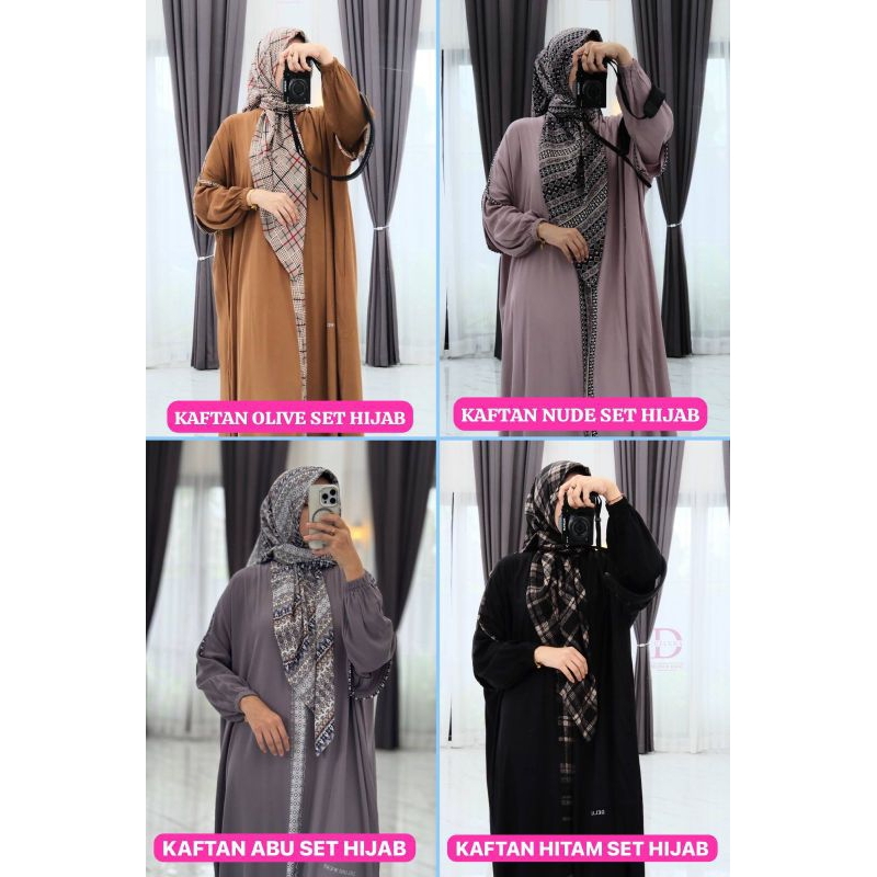 kaftan set hijab new terbaru original by Deluna wear anjani store