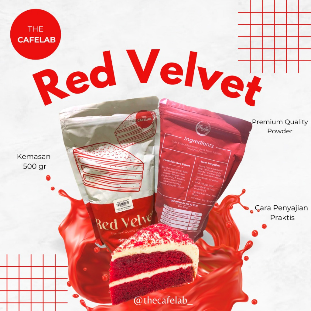 

MAR TheCafelab Bubuk Minuman Matcha, Red Velvet, Taro Premium gr / Powder Matcha, Red Velvet, Taro