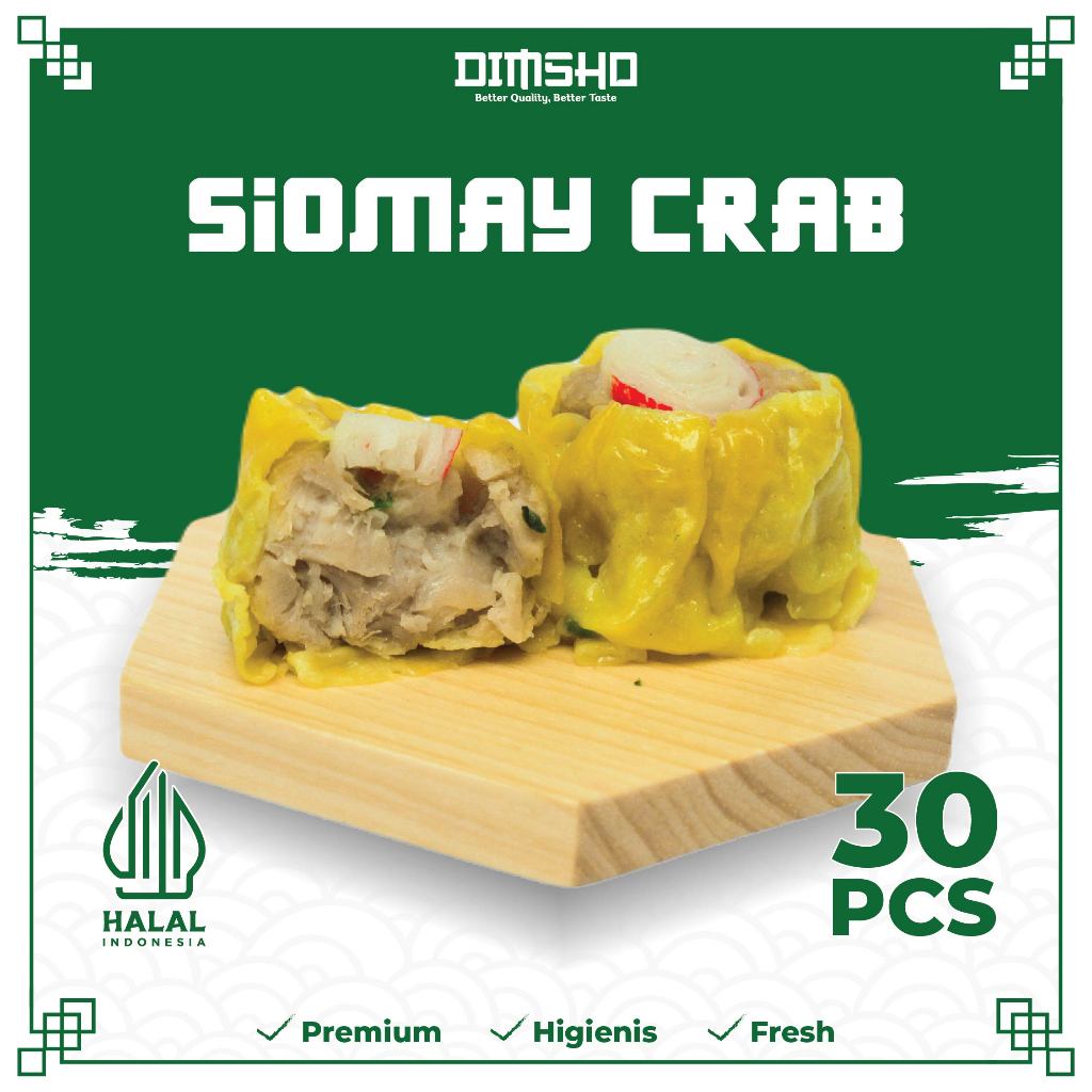 

DIMSUM SIOMAY CRAB II DIMSUM FROZEN PREMIUM HALAL II SIOMAY CRAB 1 PACK ISI 30 PCS