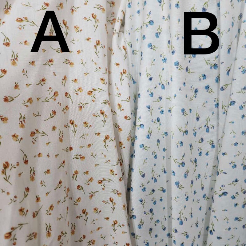 Kain katun Rayon Viscose Premium | Katun Rayon Motif Bunga | Katun Rayon Meteran