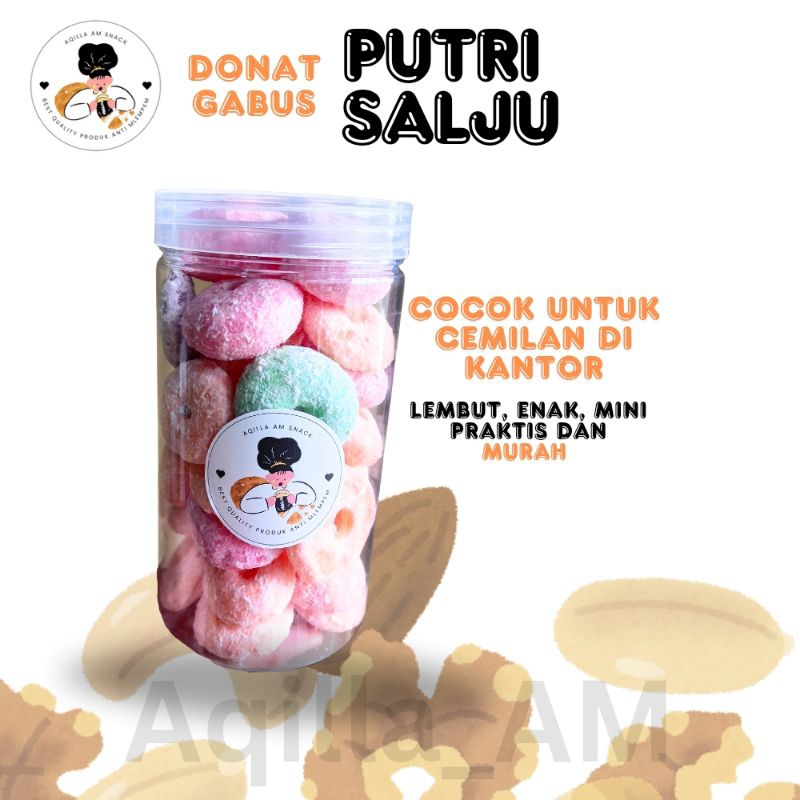 

SNACK CEMILAN DONAT MINI PUTRI SALJU MANIS LEGIT