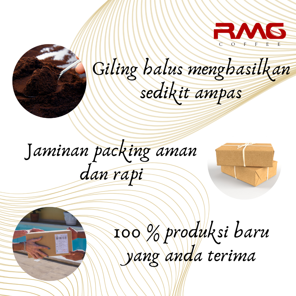 

Forcysn Kopi Tubruk Isi 1 Kg Bubuk Kopi Hitam