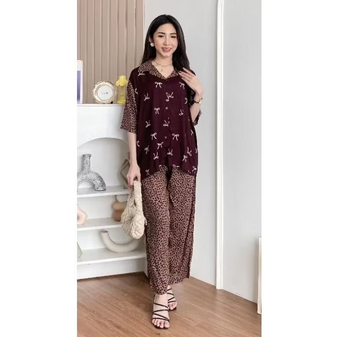 Nona set hd.id setelan piyama one set