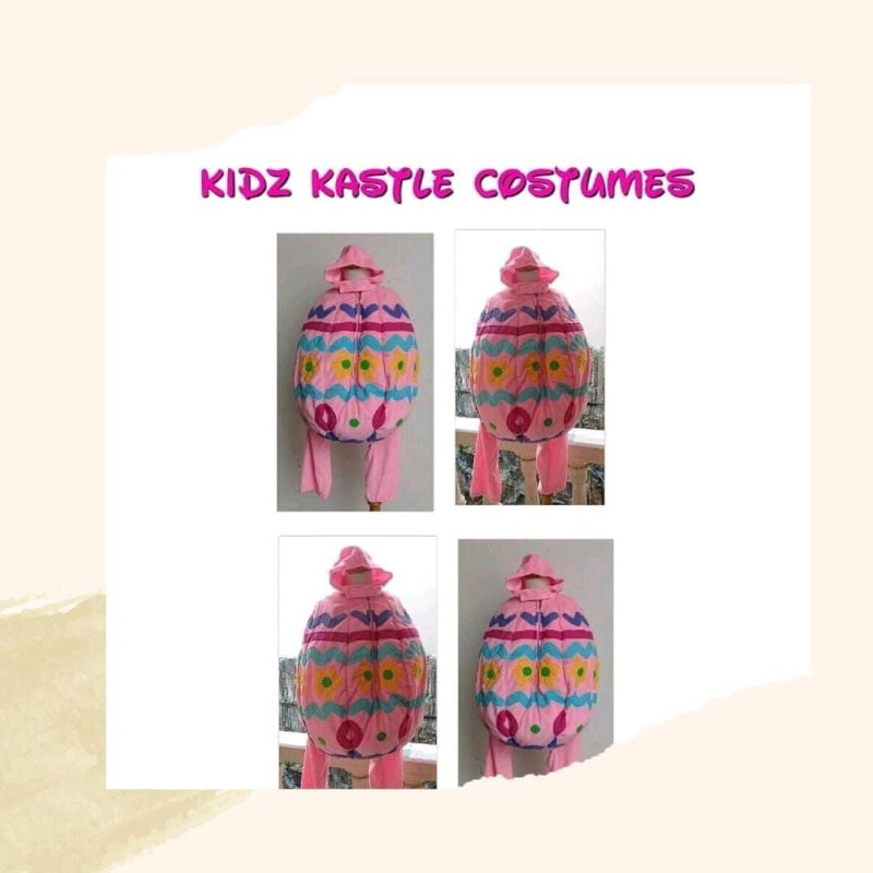 Kostum Telur Paskah anak anak