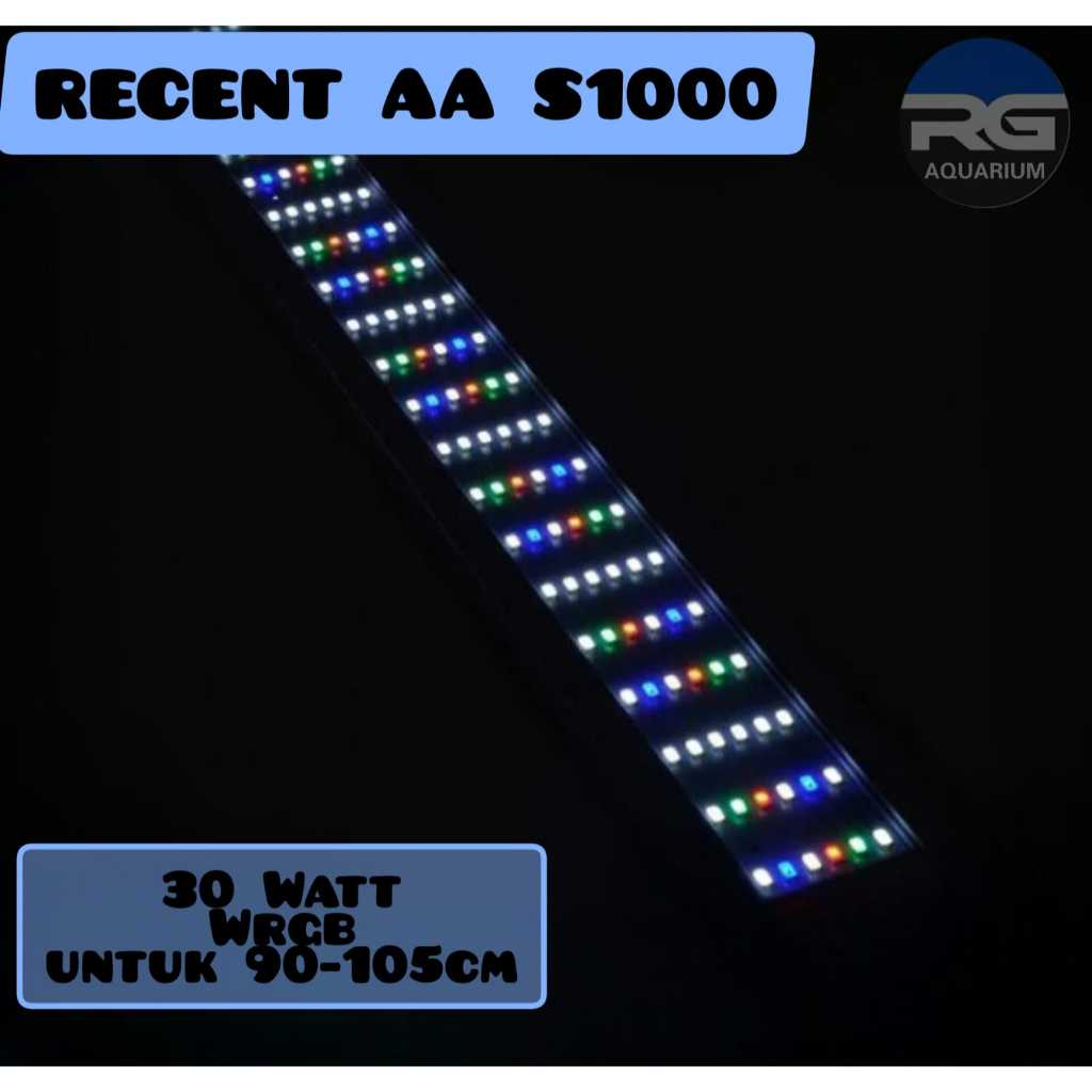 Lampu Recent AA S1000 series led aquarium aquascape 90-105cm