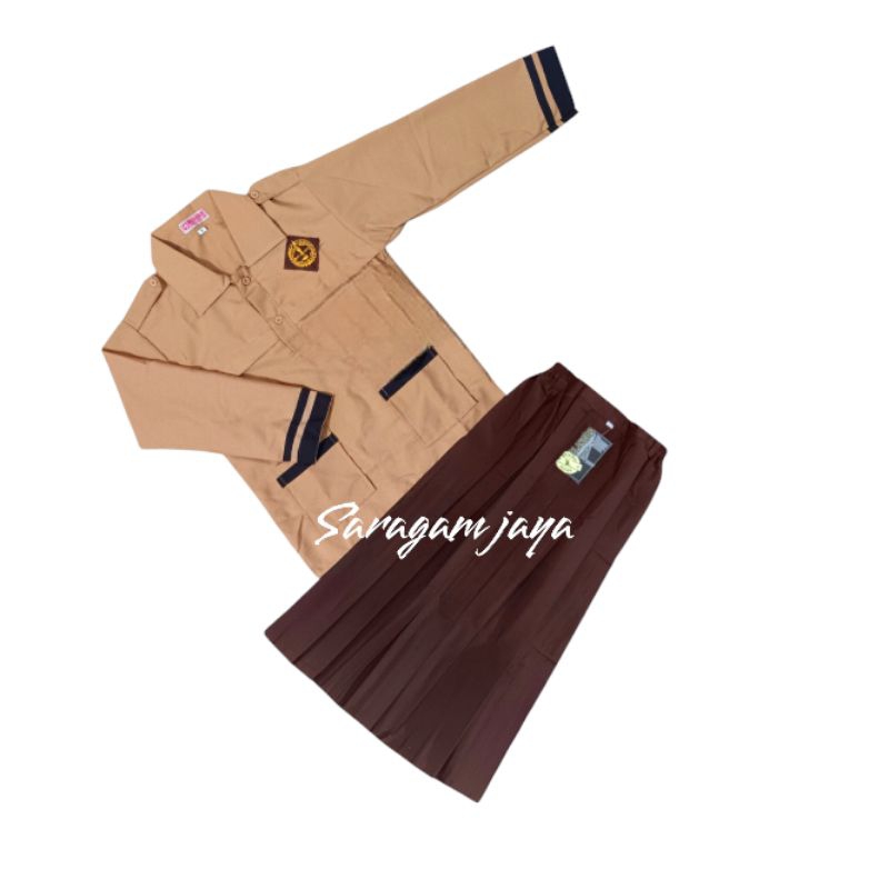 Seragam pramuka siaga perempuan,Seragam pramuka sd perempuan,Baju seragam pramuka sd perempuan