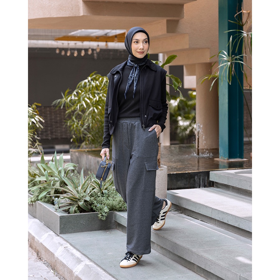 Heaven Lights - Willow Cargo Pants - Celana Cargo Denim Polos Wanita