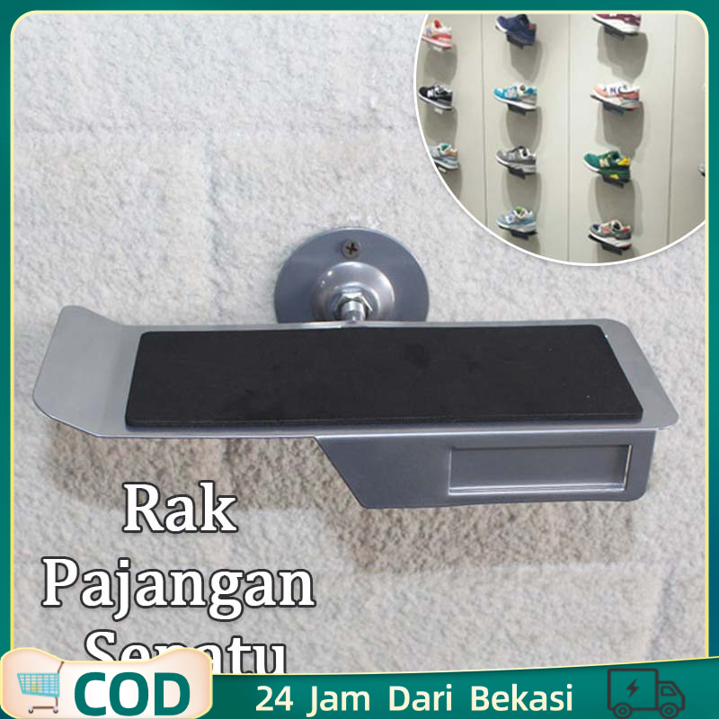 1set Display Sepatu Dinding Display Untuk Pajangan Toko Sepatu Dinding Display Sepatu Toko Display S