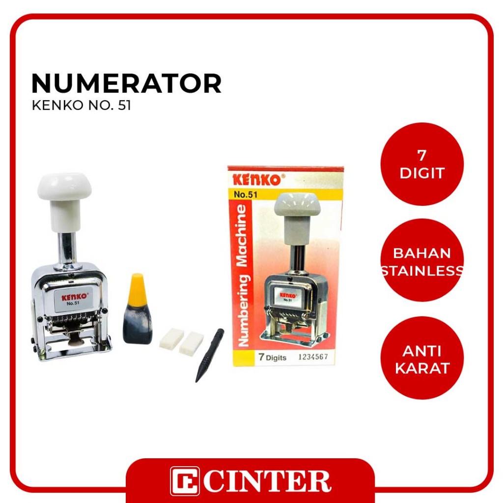 

KENKO - Stempel Nomerator 51/7 Digit