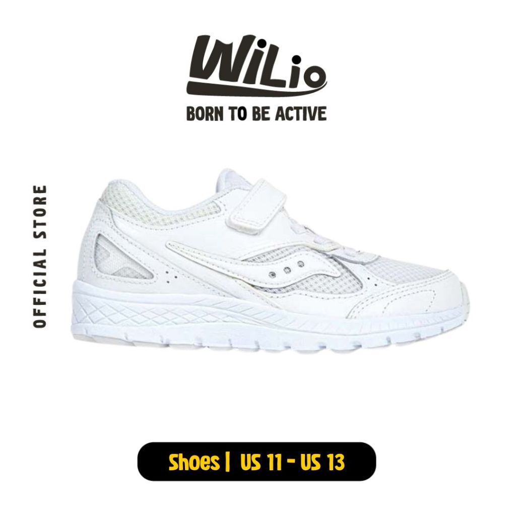 SAUCONY Cohesion 14 A/C SK265095 - Sepatu Anak (Putih)