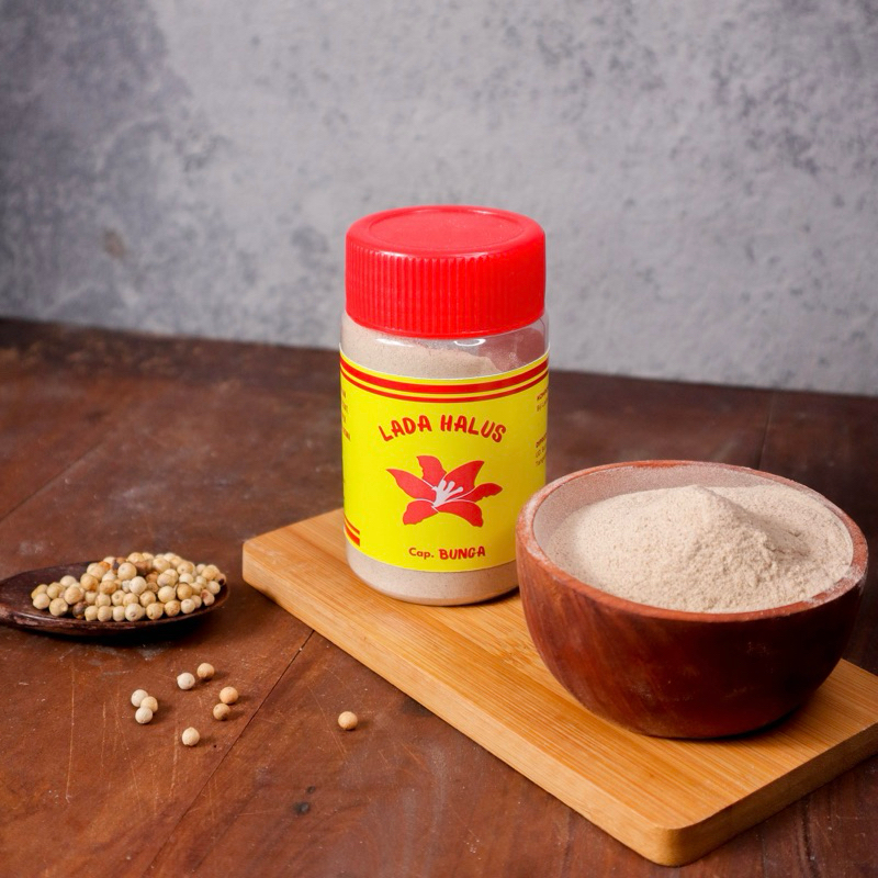 

Lada Cap Bunga - Lada Putih Halus / White Pepper Powder 85gr