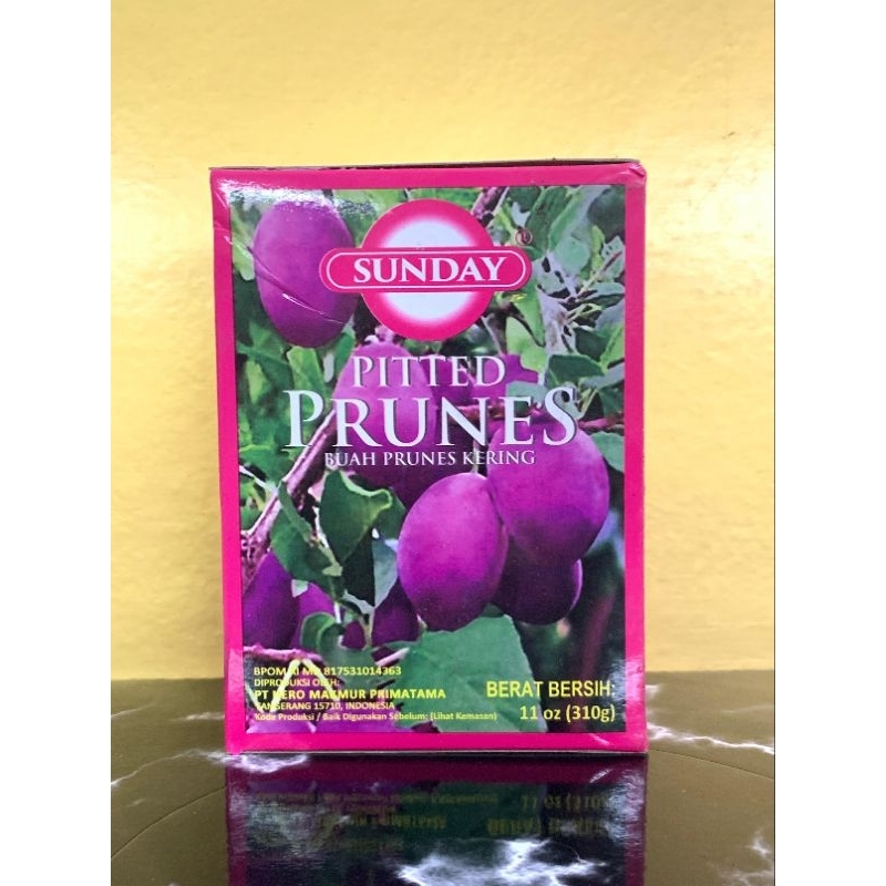 

Buah Prunes kering kemasan 310 grm