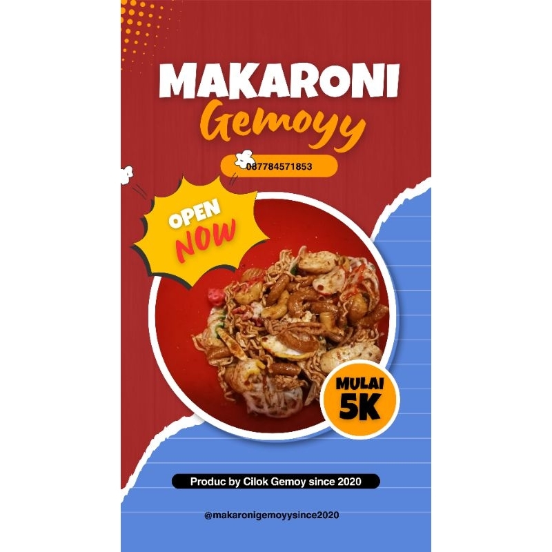 

Makaroni Gemoy cemilan mix seblak kering kemasan 250g