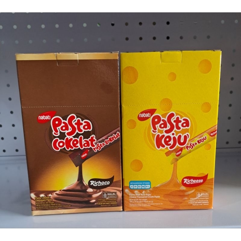 

Nabati Pasta Keju Dan Coklat isi 30