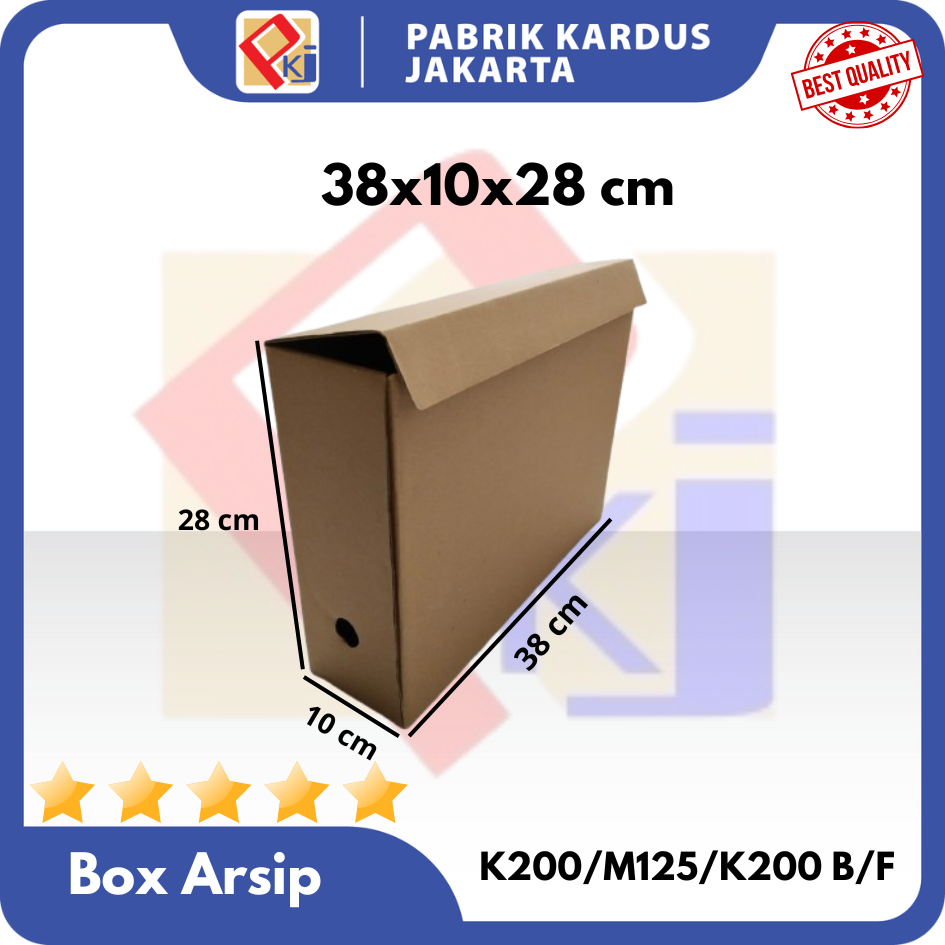 

Kardus Arsip/ Box File/ Kotak Arsip Uk. 38x10x28 cm