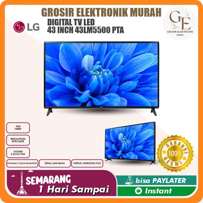 LG TV DIGITAL LED 43 inch 43LM5500 PTA / 43LM5500PTA LM550 Full HD  43 inch 43LM550 43"